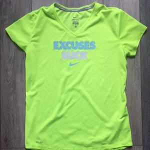 Small Nike Dri-Fit top, LN but has two small picks